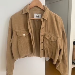 Cropped Zara Corduroy Jacket